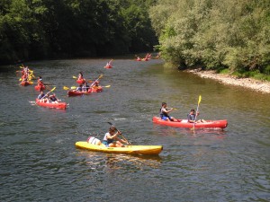 descenso del sella en canoa, asturias
